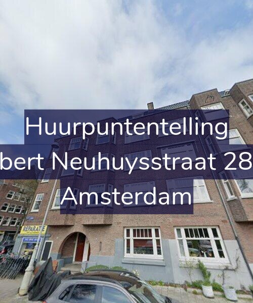 Foto gevel Huurpuntentelling voor Albert Neuhuysstraat 28-1, Amsterdam