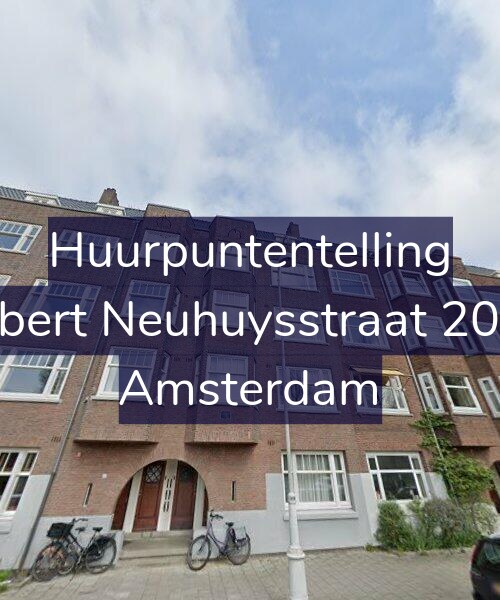 Foto gevel Huurpuntentelling voor Albert Neuhuysstraat 20-1, Amsterdam