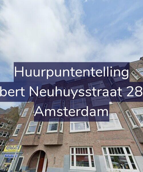 Foto gevel Huurpuntentelling voor Albert Neuhuysstraat 28-2, Amsterdam