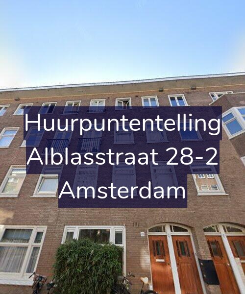 Foto gevel Huurpuntentelling voor Alblasstraat 28-2, Amsterdam
