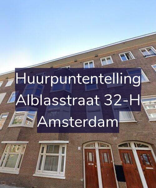 Foto gevel Huurpuntentelling voor Alblasstraat 32-H, Amsterdam