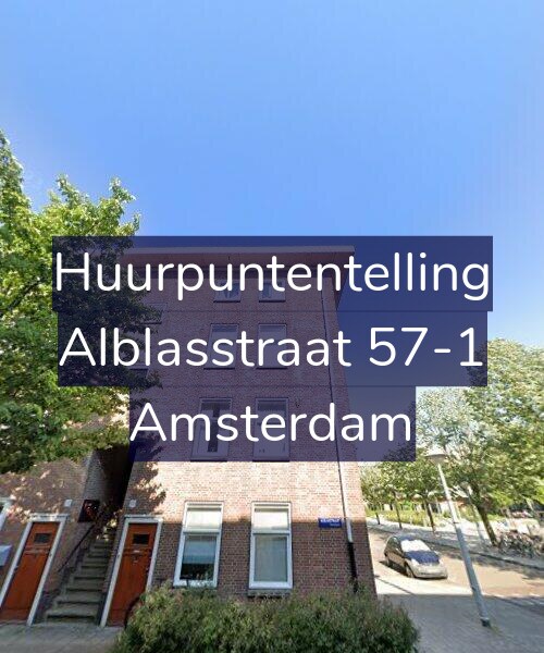 Foto gevel Huurpuntentelling voor Alblasstraat 57-1, Amsterdam