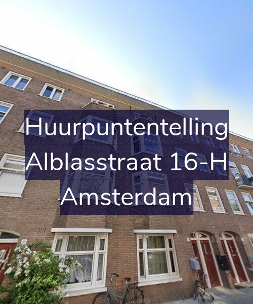 Foto gevel Huurpuntentelling voor Alblasstraat 16-H, Amsterdam
