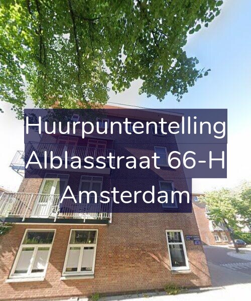 Foto gevel Huurpuntentelling voor Alblasstraat 66-H, Amsterdam