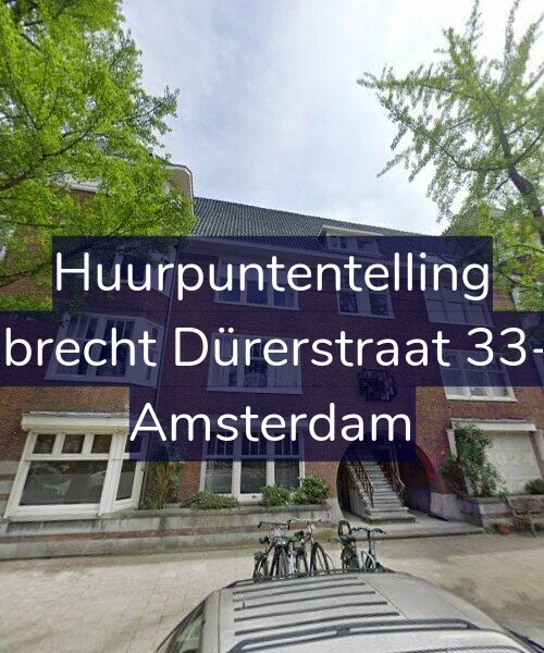 Foto gevel Huurpuntentelling voor Albrecht Dürerstraat 33-H, Amsterdam