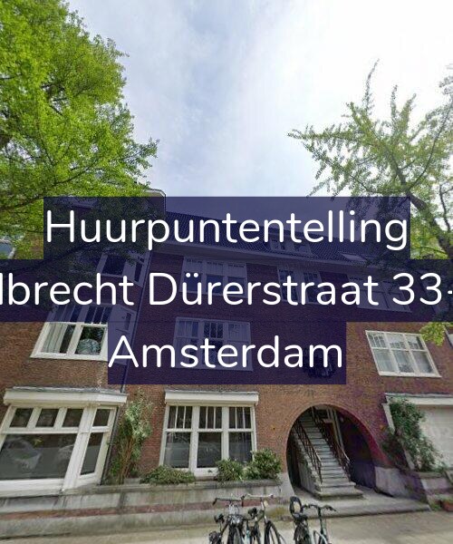 Foto gevel Huurpuntentelling voor Albrecht Dürerstraat 33-1, Amsterdam