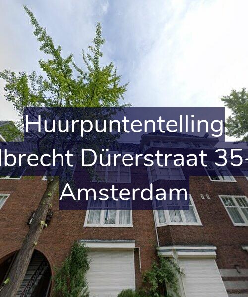 Foto gevel Huurpuntentelling voor Albrecht Dürerstraat 35-2, Amsterdam