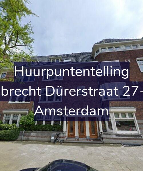 Foto gevel Huurpuntentelling voor Albrecht Dürerstraat 27-H, Amsterdam