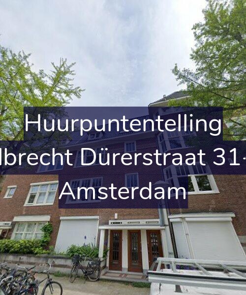 Foto gevel Huurpuntentelling voor Albrecht Dürerstraat 31-1, Amsterdam