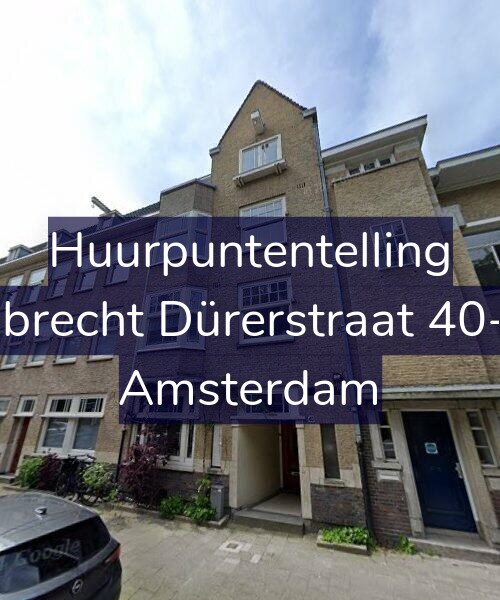 Foto gevel Huurpuntentelling voor Albrecht Dürerstraat 40-H, Amsterdam