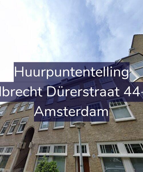 Foto gevel Huurpuntentelling voor Albrecht Dürerstraat 44-2, Amsterdam