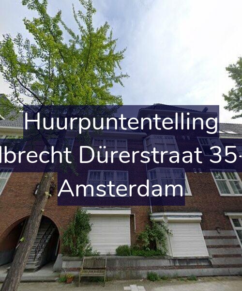 Foto gevel Huurpuntentelling voor Albrecht Dürerstraat 35-1, Amsterdam