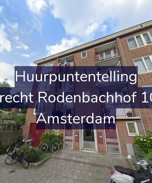 Foto gevel Huurpuntentelling voor Albrecht Rodenbachhof 10-H, Amsterdam