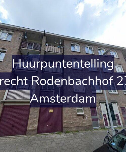 Foto gevel Huurpuntentelling voor Albrecht Rodenbachhof 27-H, Amsterdam