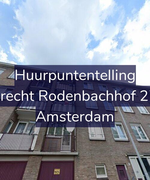 Foto gevel Huurpuntentelling voor Albrecht Rodenbachhof 27-2, Amsterdam