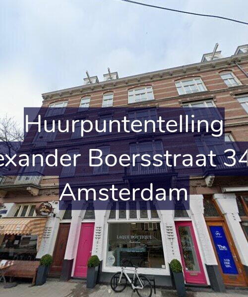 Foto gevel Huurpuntentelling voor Alexander Boersstraat 34-B, Amsterdam