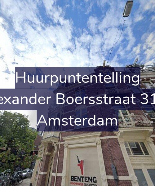 Foto gevel Huurpuntentelling voor Alexander Boersstraat 31-2, Amsterdam