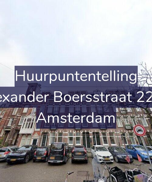 Foto gevel Huurpuntentelling voor Alexander Boersstraat 22-H, Amsterdam