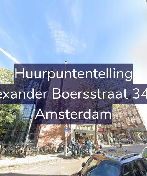 Foto gevel Huurpuntentelling voor Alexander Boersstraat 34-A, Amsterdam