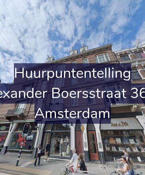 Foto gevel Huurpuntentelling voor Alexander Boersstraat 36-C, Amsterdam