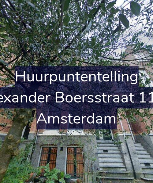 Foto gevel Huurpuntentelling voor Alexander Boersstraat 11-2, Amsterdam