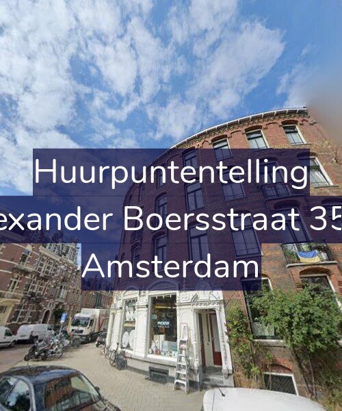 Foto gevel Huurpuntentelling voor Alexander Boersstraat 35-3, Amsterdam