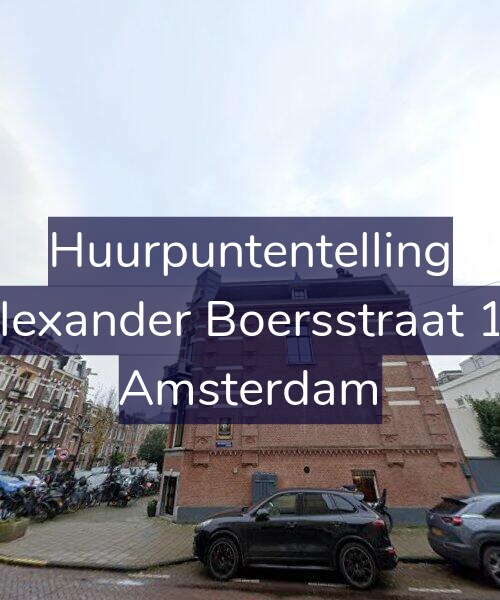 Foto gevel Huurpuntentelling voor Alexander Boersstraat 17, Amsterdam