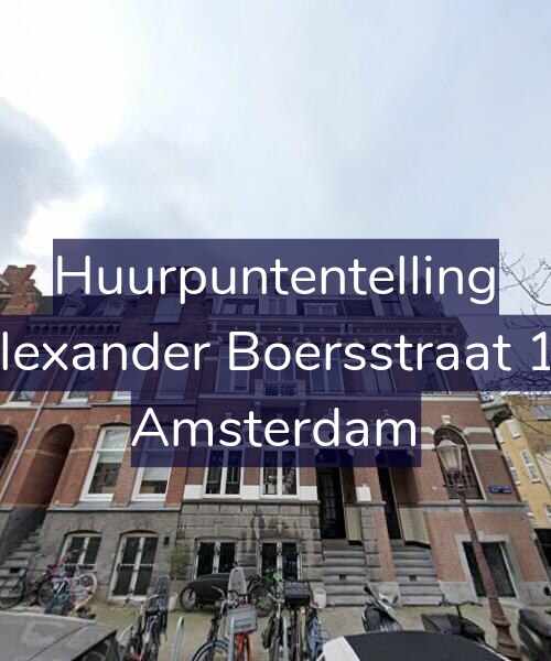 Foto gevel Huurpuntentelling voor Alexander Boersstraat 15, Amsterdam