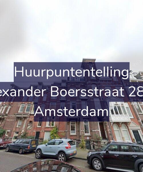 Foto gevel Huurpuntentelling voor Alexander Boersstraat 28-H, Amsterdam