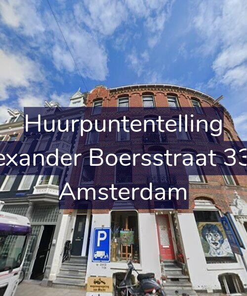 Foto gevel Huurpuntentelling voor Alexander Boersstraat 33-1, Amsterdam