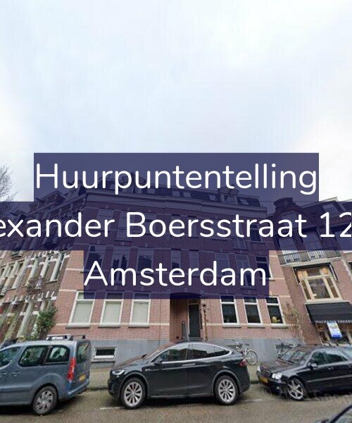 Foto gevel Huurpuntentelling voor Alexander Boersstraat 12-B, Amsterdam