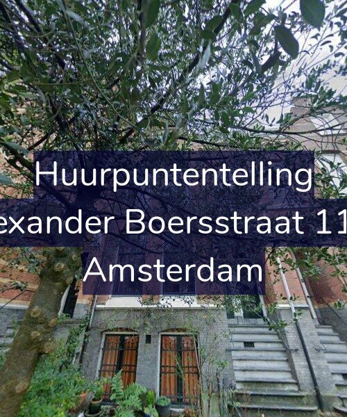 Foto gevel Huurpuntentelling voor Alexander Boersstraat 11-1, Amsterdam