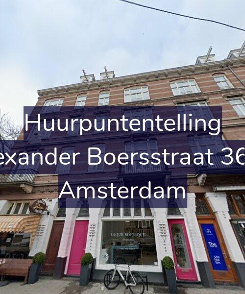 Foto gevel Huurpuntentelling voor Alexander Boersstraat 36-B, Amsterdam