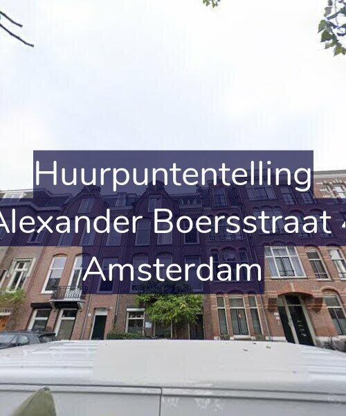 Foto gevel Huurpuntentelling voor Alexander Boersstraat 4, Amsterdam