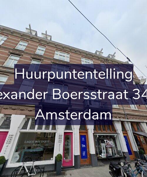 Foto gevel Huurpuntentelling voor Alexander Boersstraat 34-C, Amsterdam
