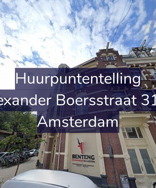 Foto gevel Huurpuntentelling voor Alexander Boersstraat 31-1, Amsterdam