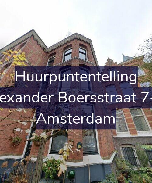 Foto gevel Huurpuntentelling voor Alexander Boersstraat 7-H, Amsterdam