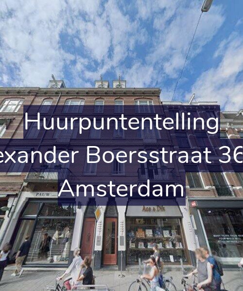 Foto gevel Huurpuntentelling voor Alexander Boersstraat 36-D, Amsterdam