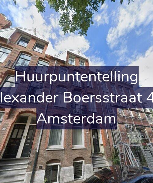 Foto gevel Huurpuntentelling voor Alexander Boersstraat 41, Amsterdam