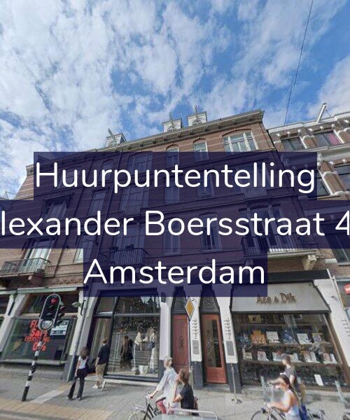 Foto gevel Huurpuntentelling voor Alexander Boersstraat 46, Amsterdam