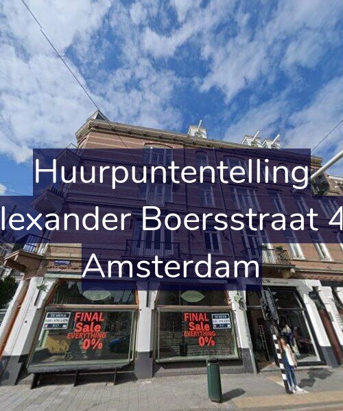 Foto gevel Huurpuntentelling voor Alexander Boersstraat 44, Amsterdam