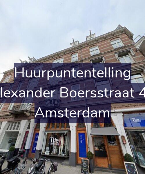 Foto gevel Huurpuntentelling voor Alexander Boersstraat 42, Amsterdam