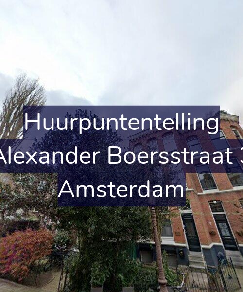 Foto gevel Huurpuntentelling voor Alexander Boersstraat 3, Amsterdam