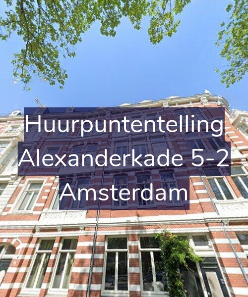 Foto gevel Huurpuntentelling voor Alexanderkade 5-2, Amsterdam