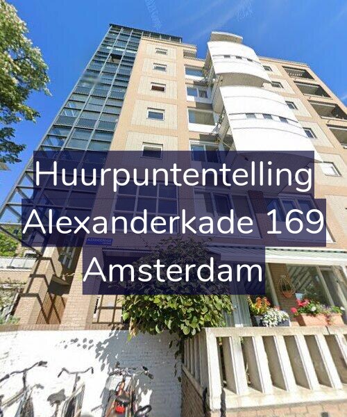 Foto gevel Huurpuntentelling voor Alexanderkade 169, Amsterdam