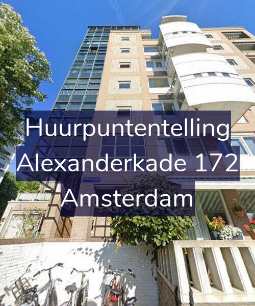 Foto gevel Huurpuntentelling voor Alexanderkade 172, Amsterdam