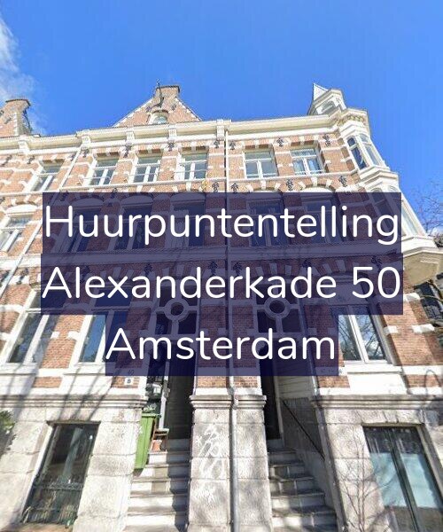 Foto gevel Huurpuntentelling voor Alexanderkade 50, Amsterdam