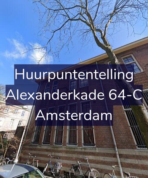 Foto gevel Huurpuntentelling voor Alexanderkade 64-C, Amsterdam