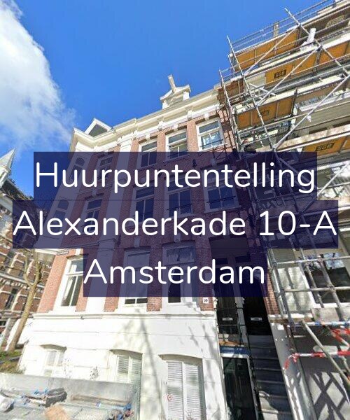 Foto gevel Huurpuntentelling voor Alexanderkade 10-A, Amsterdam