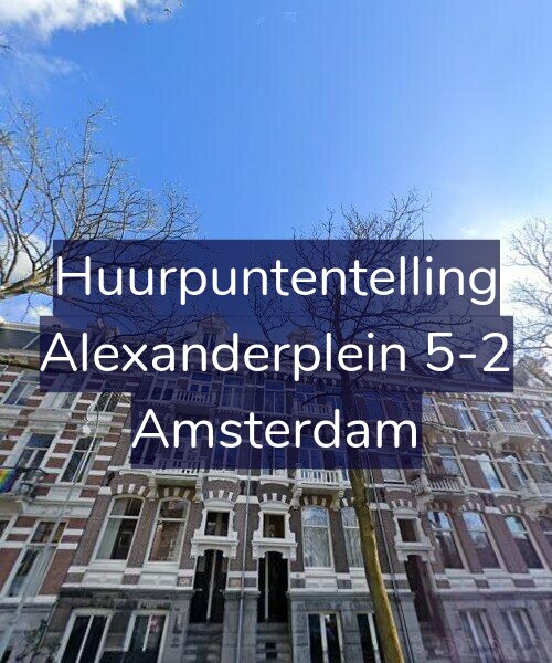 Foto gevel Huurpuntentelling voor Alexanderplein 5-2, Amsterdam